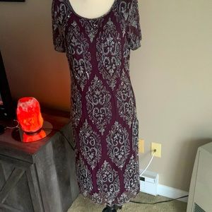 NWT Gorgeous Pisarro Nights Beaded Dress